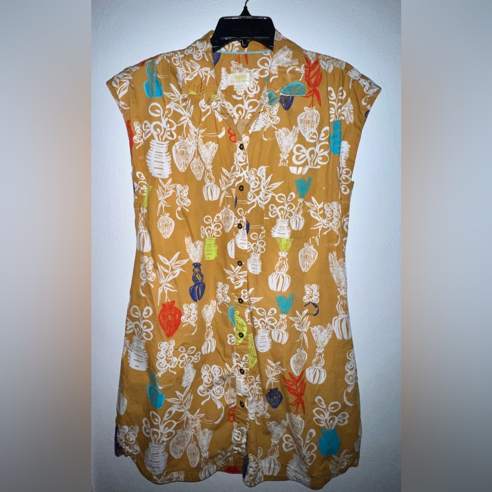 Anthropologie Buttondown shirt dress